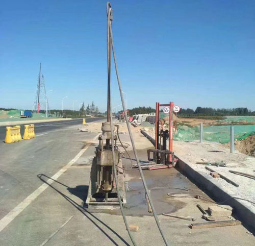 德江公路高聚物注浆加固